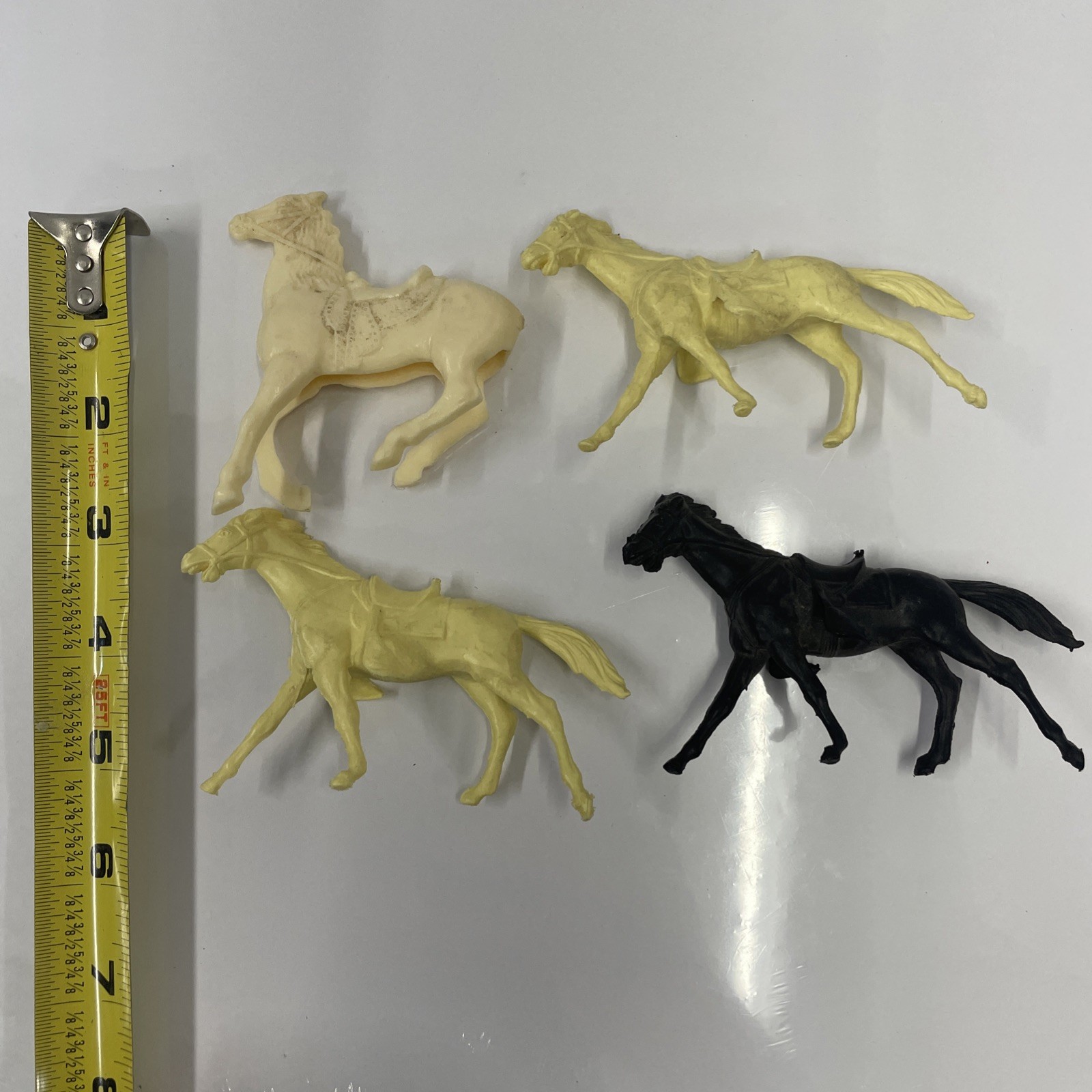 Vintage Marx Tim-Mee Plastic Figures Western Cowboy / N. American  (20 Pc Set)