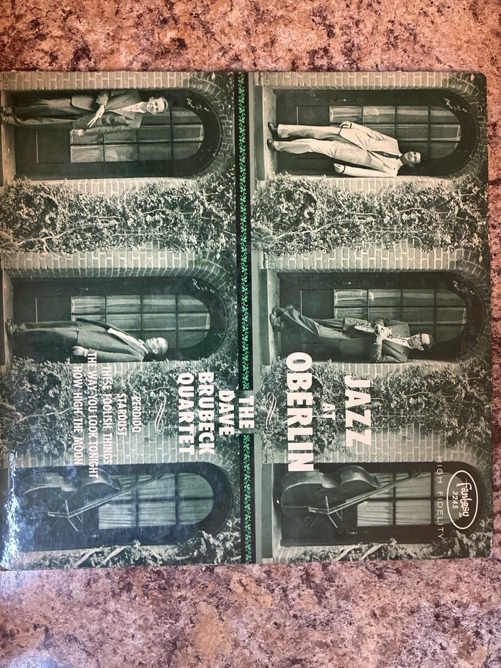 Dave Brubeck Quartet Jazz Oberlin Fantasy 3245 RED VINYL 1953 Paul Desmond VG+ - Image 3 of 4