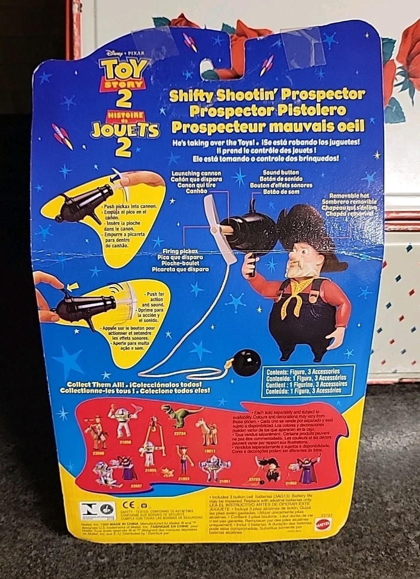 その他 Disney Pixar Toy Story 2 Prospector Disney Toy Story 2 Stinky Pete Shifty Shootin' Prospector 1999