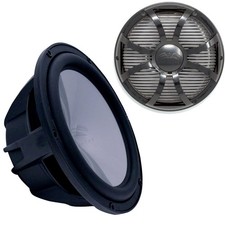Wet Sounds Revo 12" Sub and Grill Black Sub and Black Closed Face SW Grill 2 Ohm