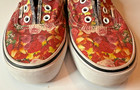 Vans Authentic Floral Print Slip-On Lace-Up Sneakers Men's Size 5 — photo 4