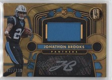 2024 Panini Gold Standard Rookie Jersey 197/199 Jonathon Brooks #215 Auto 2l4