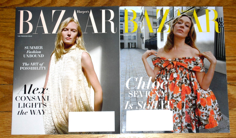 Harper's Bazaar Lot of 2 Issues • May 2026 Chloe Sevigny Summer 2026 Alex Cosani