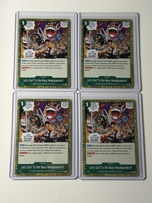Let s Go To The Navy Headquarters!! OP16-038 The Time Of Battle 4 Card Play Set
