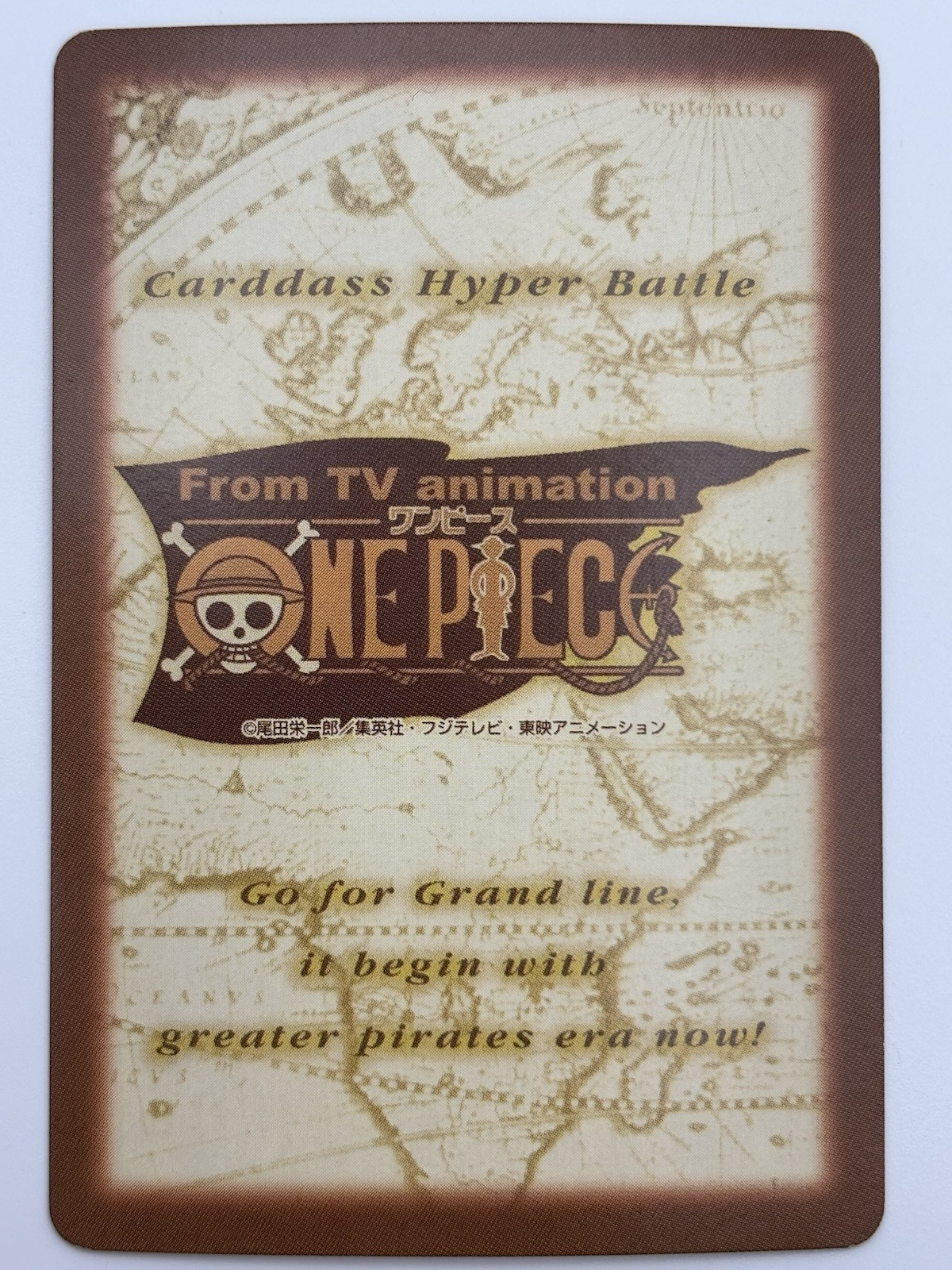 One Piece card Candle Champion Anime 2001 Japanese Game TCG Bandai