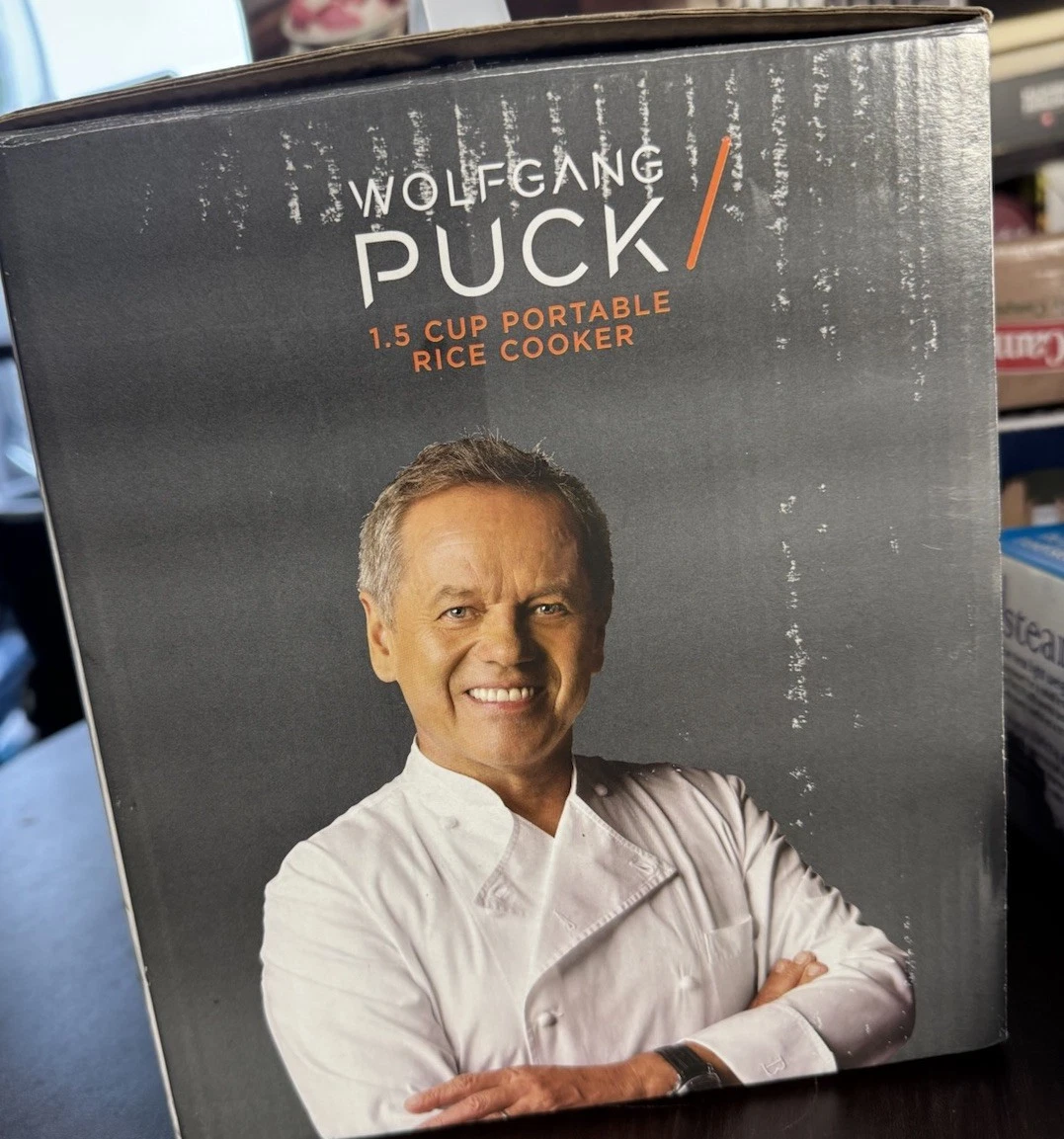 Wolfgang Puck 1.5-Cup Portable Rice Cooker – New in Box
Opens in a new window or tab
