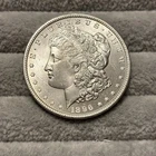 1896-P Morgan Silver Dollar Gem BU Clean Cheek