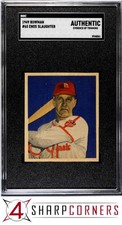 1949 BOWMAN #65 ENOS SLAUGHTER HOF POP 8 SGC AUTHENTIC