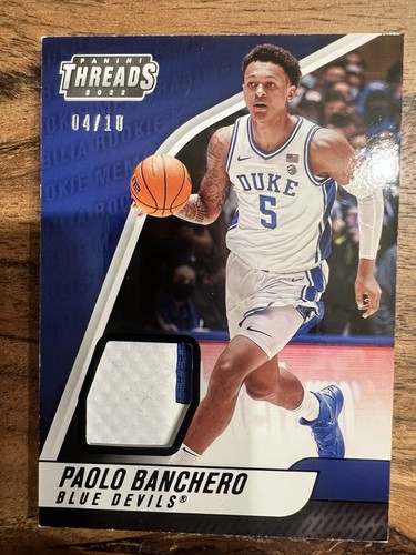 2022-23 Panini Chronicles DP Paolo Banchero Threads 04/10. 2 Karten Essentials