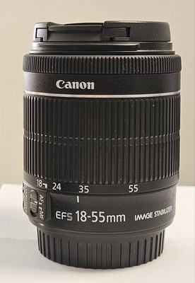 Canon EF-S 18-55mm f/3,5-5,6 IS STM Objektiv + EW-63C - Sehr Gut