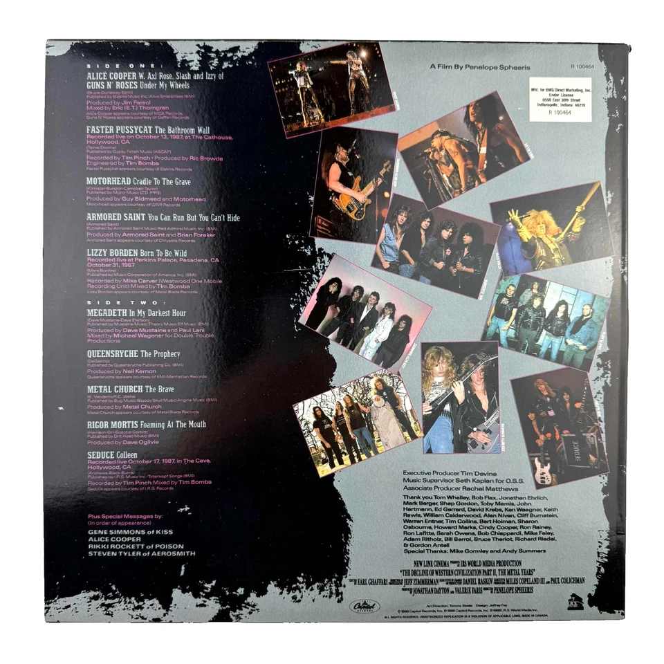 The Decline Of Western Civilization Part II Metal Years vinyl record LP NM M- - Image 2 of 4