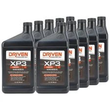 Driven Racing Oil 00306, XP3 Racing Oil, Synthetic 10W-30, 10 Quarts