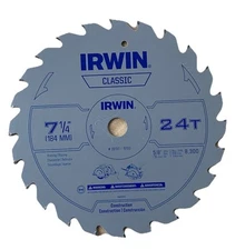 Irwin 25130 Classic Series Circular Saw Blade 24T 7-1/4 (Pack of 10)