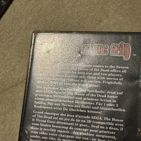 The House Of The Dead Sega Saturn PAL Complete CIB