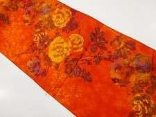 7596654: JAPANESE KIMONO JAPANESE NAGOYA OBI / WOVEN KIKU