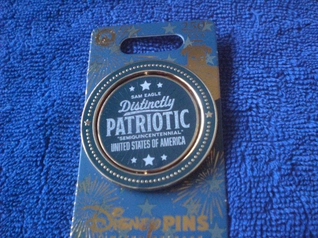 Disney 2026 Patriotic 250th Anniversary USA Muppets SAM EAGLE LR Spinner Pin