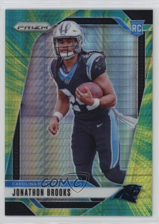 2024 Panini Prizm Rookies Hyper 101/180 Jonathon Brooks #357 Rookie RC 1mt3