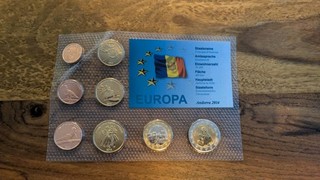 Andorra 2014 Euro Proben Kursmünzensatz