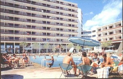 BARCELONA, TAURUS PARK HOTEL, PINEDA DE MAR, Spanien - Vintage POSTKARTE