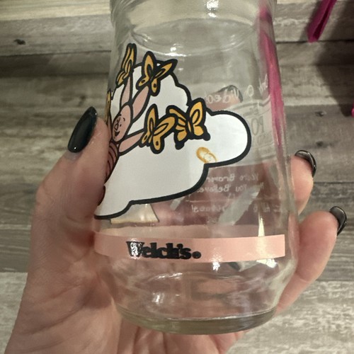 Welch's Disney Winnie The Pooh Jelly Jar Glass Cup Pooh's Grand Adventure - Picture 4 of 9
