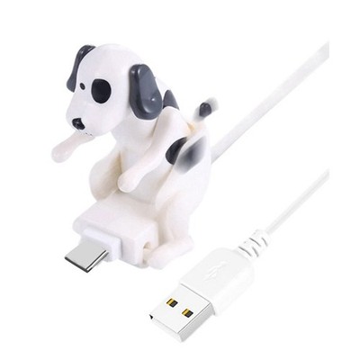 Humping Dog USB-Ladekabel, Lustiges Schnellladegerät Typ C, Neuartiges Hand9606