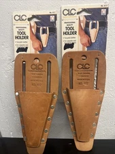 Lot Of 2 CLC 1 pocket Leather Plier & Tool Holders- Tan #417.  NEW-USA Made-