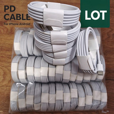 PD Type C Cord USB C Cable For iPhone 11 12 13 14 15 16 17 18 Fast Charging Lot