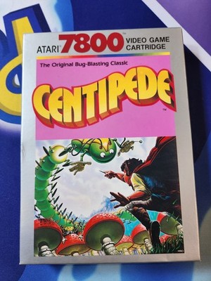 Centipede Atari 7800 1986 Open Never Played Video Game Cartridge CIB