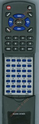 Replacement Remote for SANSUI HDLCDVD190A