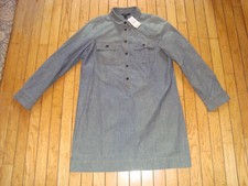J.CREW LADIE'S 100% COTTON DENIM JEANS PULLOVER DRESS SIZE MEDIUM BNWT@$89.50