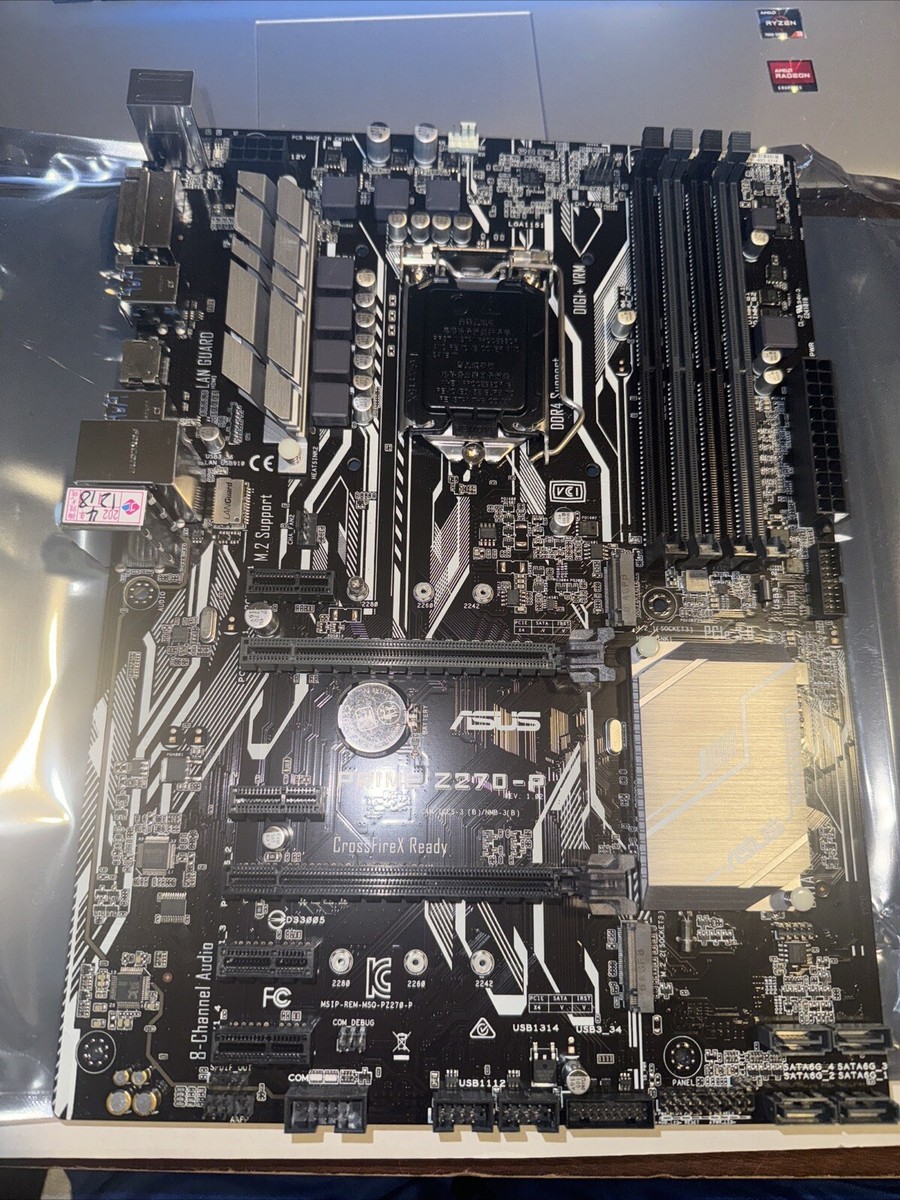 Asus PRIME Z270-P Intel Motherboard Z270 1151 socket ATX USB3.0
