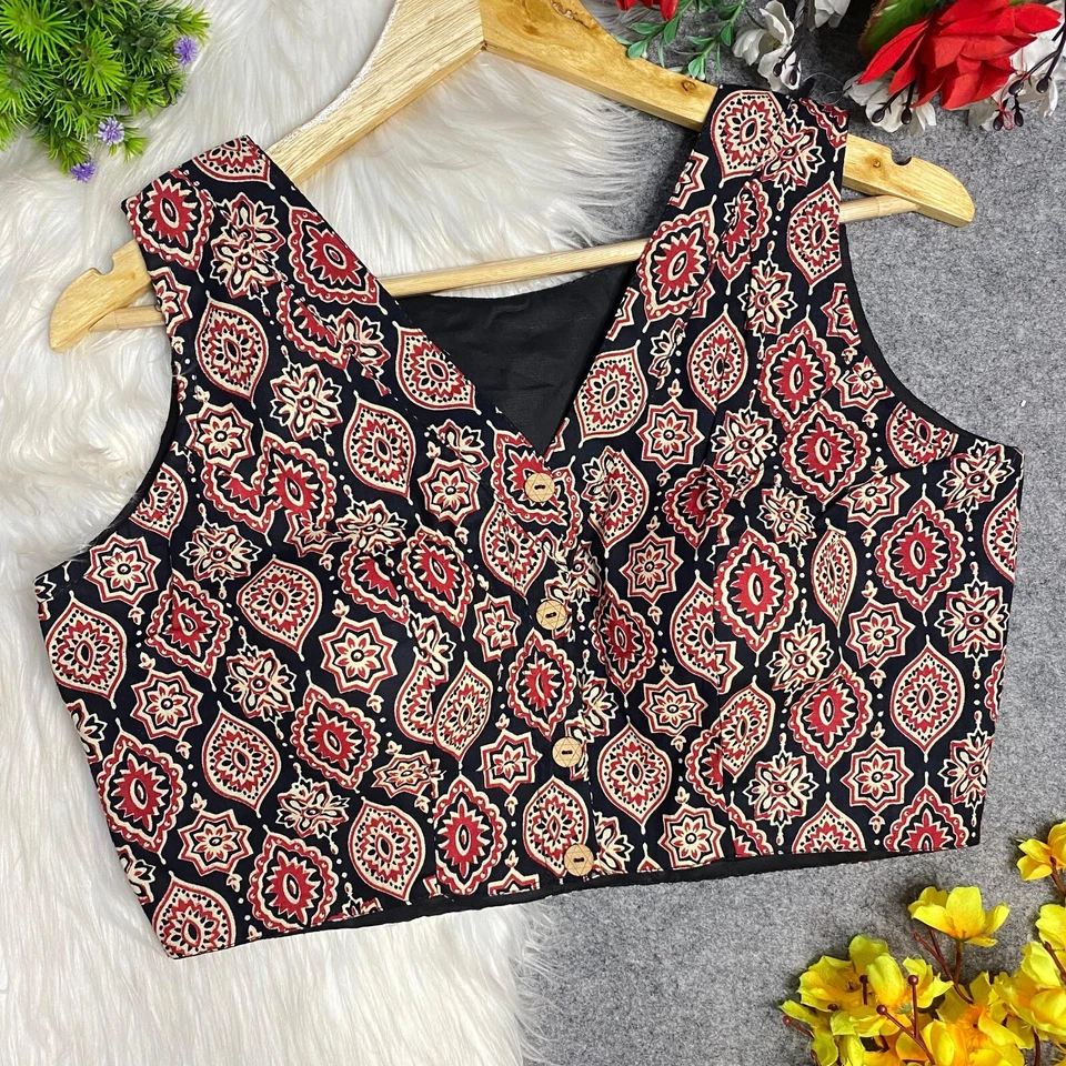 Nueva Blusa Sari India Blusas Preparadas Para Mujer Preparadas Cosidas Choli. Foto 3 de 4