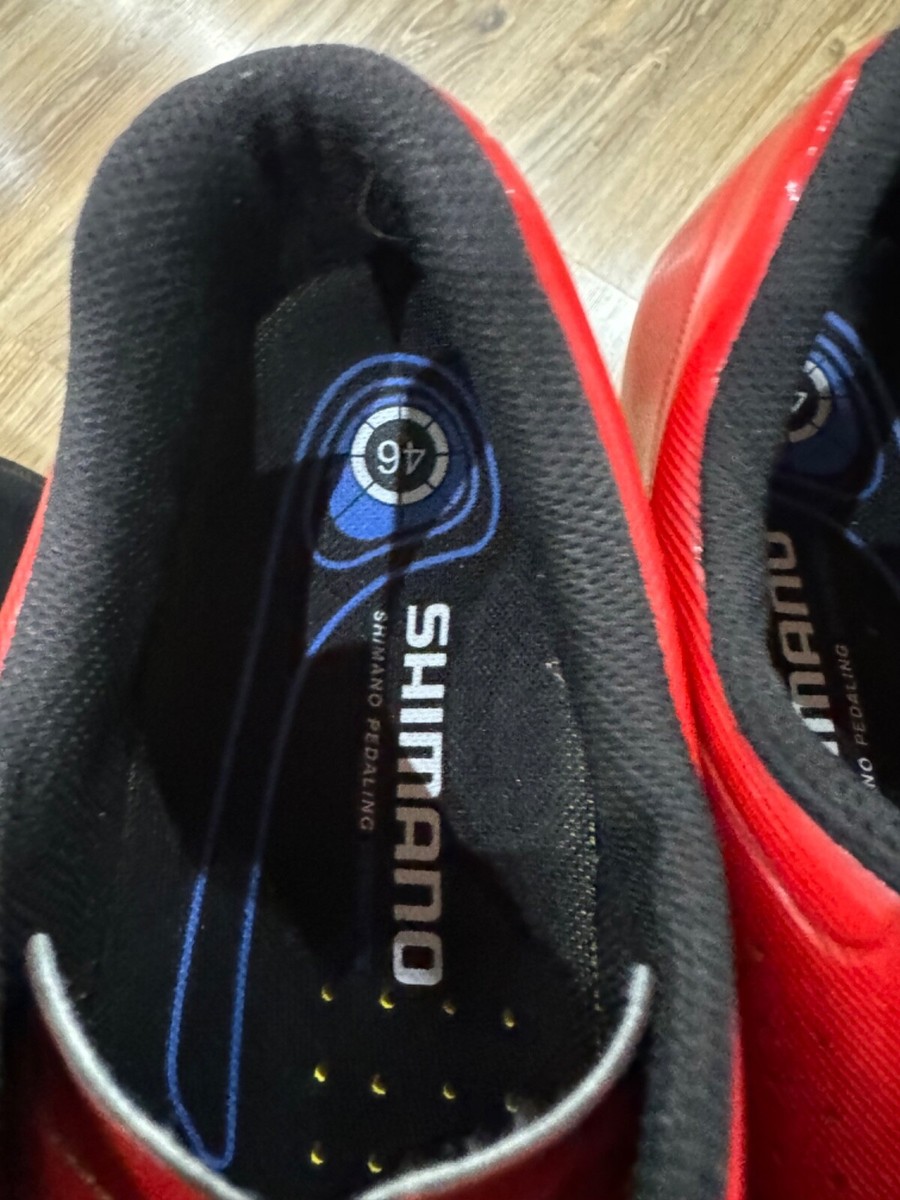 Shimano SH-RC7R cycling shoes red Size 46 | eBay