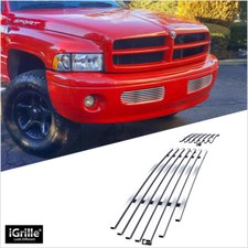 Fits 1999-2001 Dodge Ram Sport Lower Bumper Stainless Chrome Billet Grille