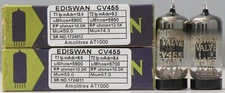 CV455 ECC81 Ediswan Made in England Amplitrex Tested 1MP #1724011 1724012