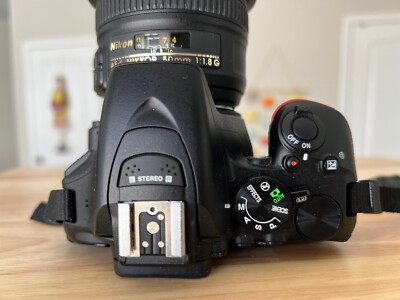 Nikon D5600 24.1MP DSLR with 18-55mm VR and AF-S Nikkor 50mm f1.8