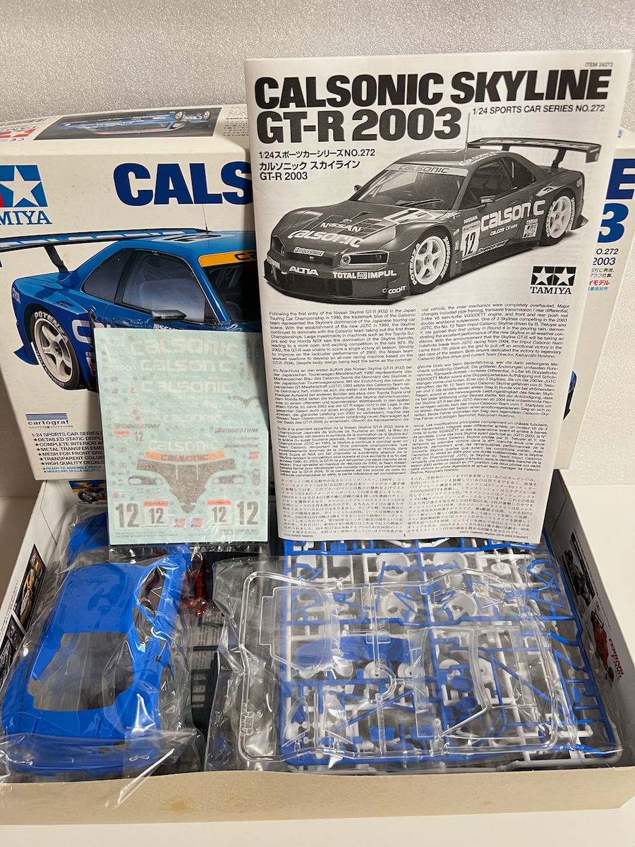 Tamiya 1/24 CALSONIC Skyline GT-R 2003 Sports Car Series 272