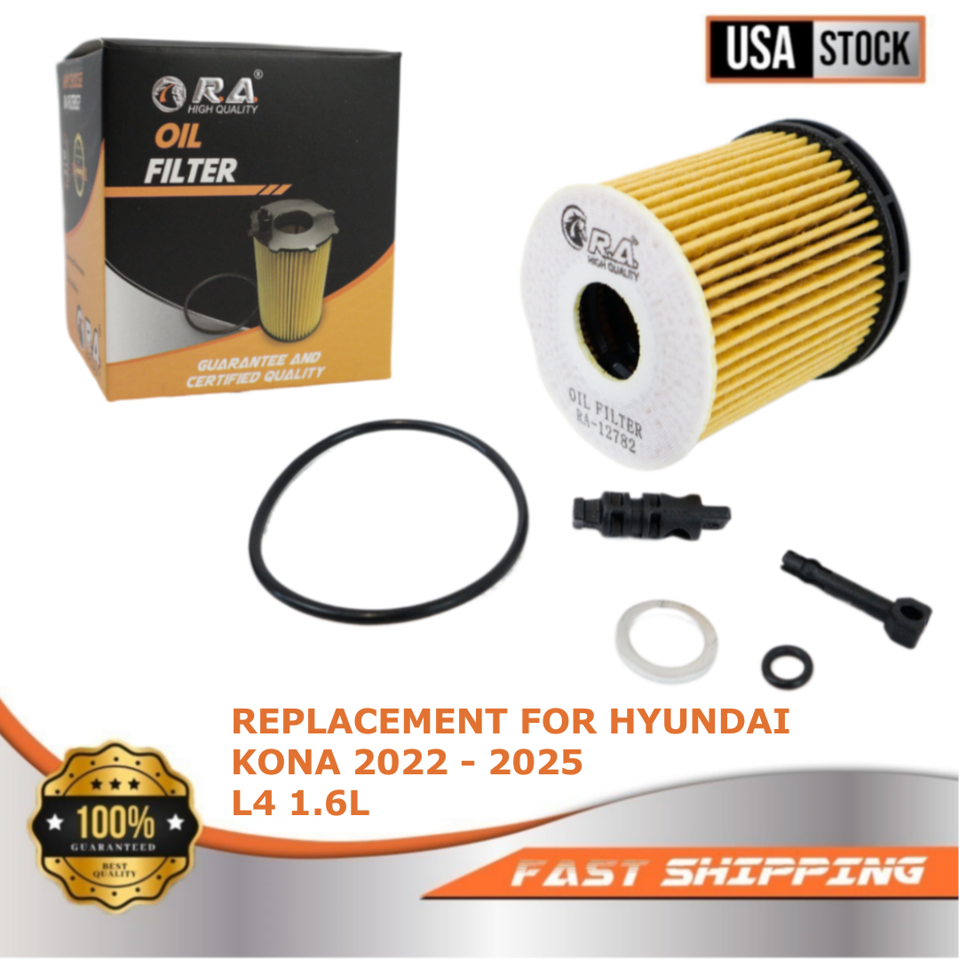 12782 Engine Oil Filter for HYUNDAI KONA 2022 2023 2024 2025 1.6