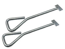 2 x Manhole Cover Lifting Key Handle 12" Drain Lid Tool