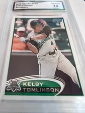 KELBY TOMLINSON GIANTS 2012 PRO DEBUT RC # 118 GRADED 10 L@@@K