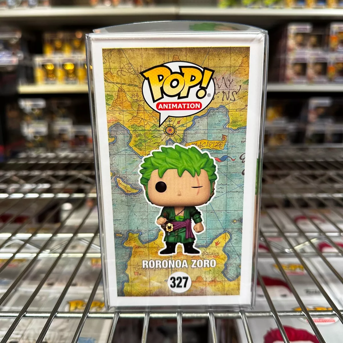 Funko POP! One Piece - Roronoa Zoro Glow in the Dark Vinyl Figure #327 Kody  Trading Exclusive