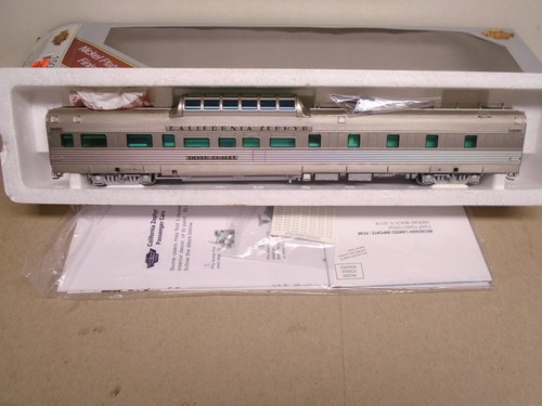 Broadway Limited Ho 1502, Vista Dome-Buffet Car, CB&Q Silver Chalet 252, lote B | Zustand: Used