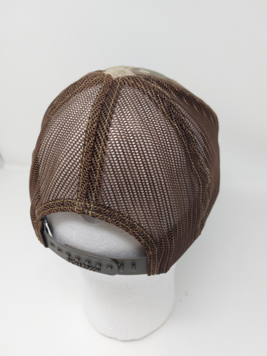 Knife River Camo Snapback Hat Adjustable Mesh Back Richardson Cap View 4