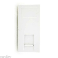 RJ11 FAX TELEPHONE ADSL MODEM SOCKET FACEPLATE EURO MODULE BY KAUDEN