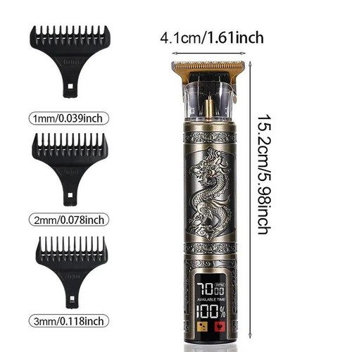 Drei-Gang Variable Gear T9 Haarschneidemaschine Rasieren Haarschneiden Haarschneiden El - Bild 6 von 10