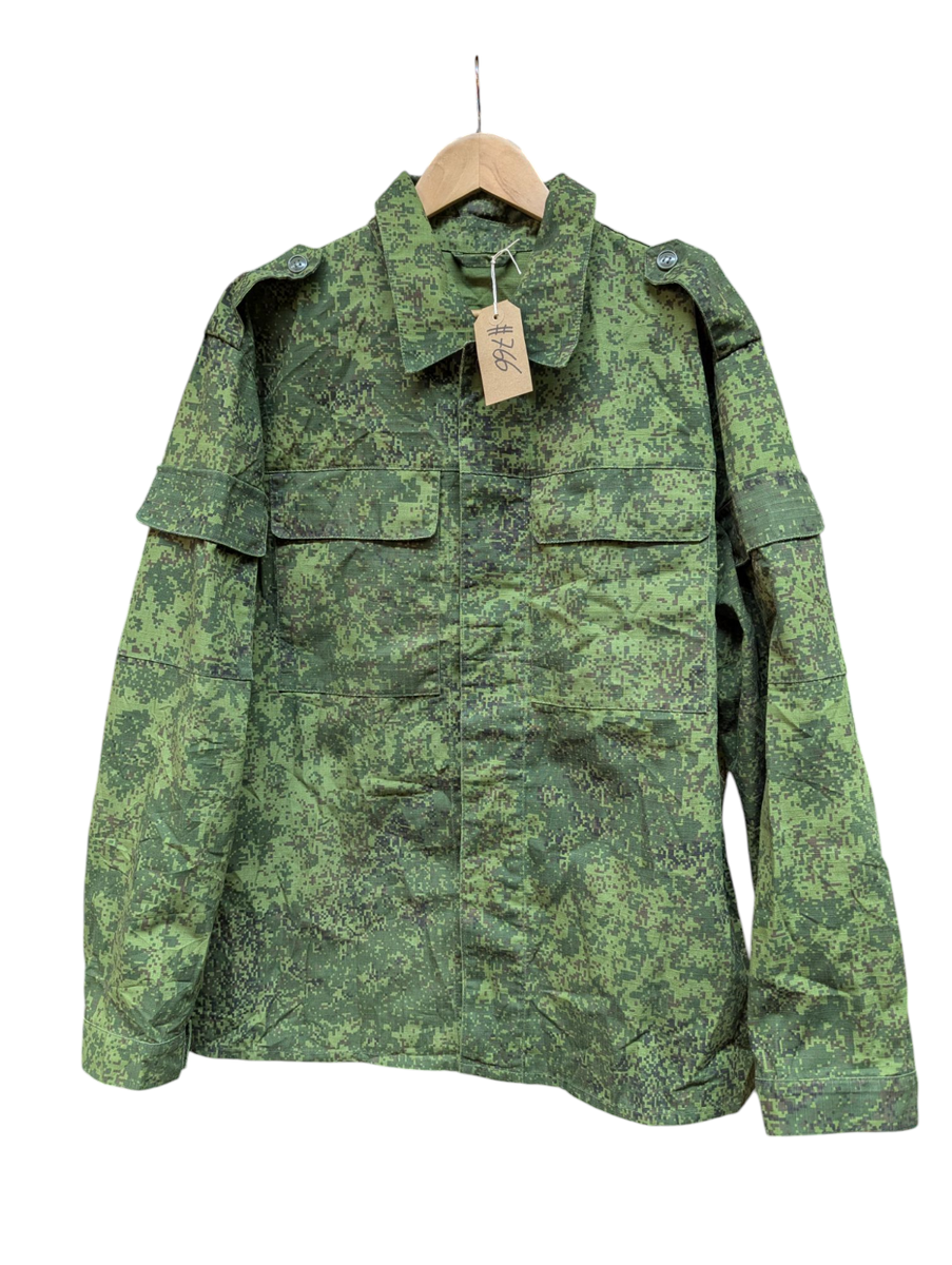 Genuine Ripstop Russian EMR Digital Woodland Camo Combat Shirt 48