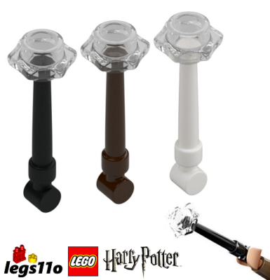 LEGO Harry Potter Minifigure Magic Wand with Hexagonal Moulded