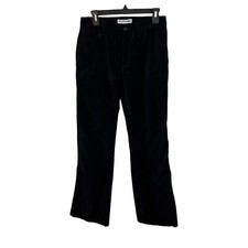 Uniqlo x Ines de la Fressange Black Velvet Flare Pant Women's Size 2