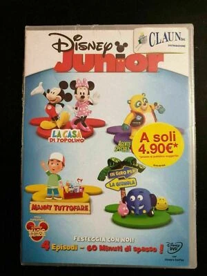 Disney Junior. Festeggia con noi! 4 Episodi 60 Minuti DVD Nuovo