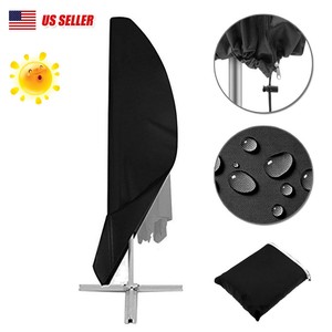 Outdoor Patio Umbrella Cover Parasol Cantilever Banana Waterproof Large W Zipper Ebay